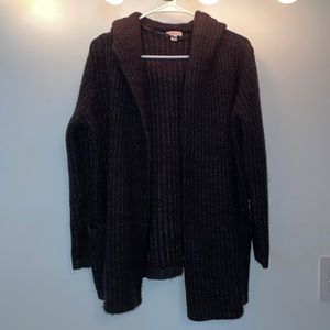 Warm knitted cardigan